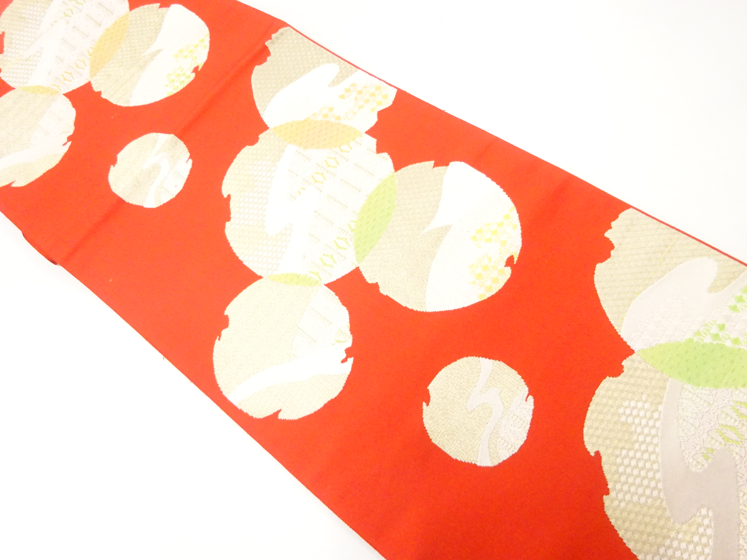 JAPANESE KIMONO / VINTAGE NAGOYA OBI / WOVEN ABSTRACT